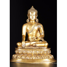 Античные золотые натуральную величину тайский бронзовая статуя Будды